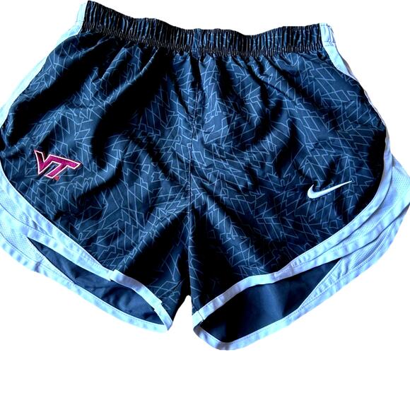 Nike Virginia Tech Hokies Shorts Womens Medium Swoosh Dri Fit Athletic Running - Picture 1 of 9